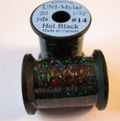 ������� ������ UNI mylar 20 yds 1/32 # 14 hol black